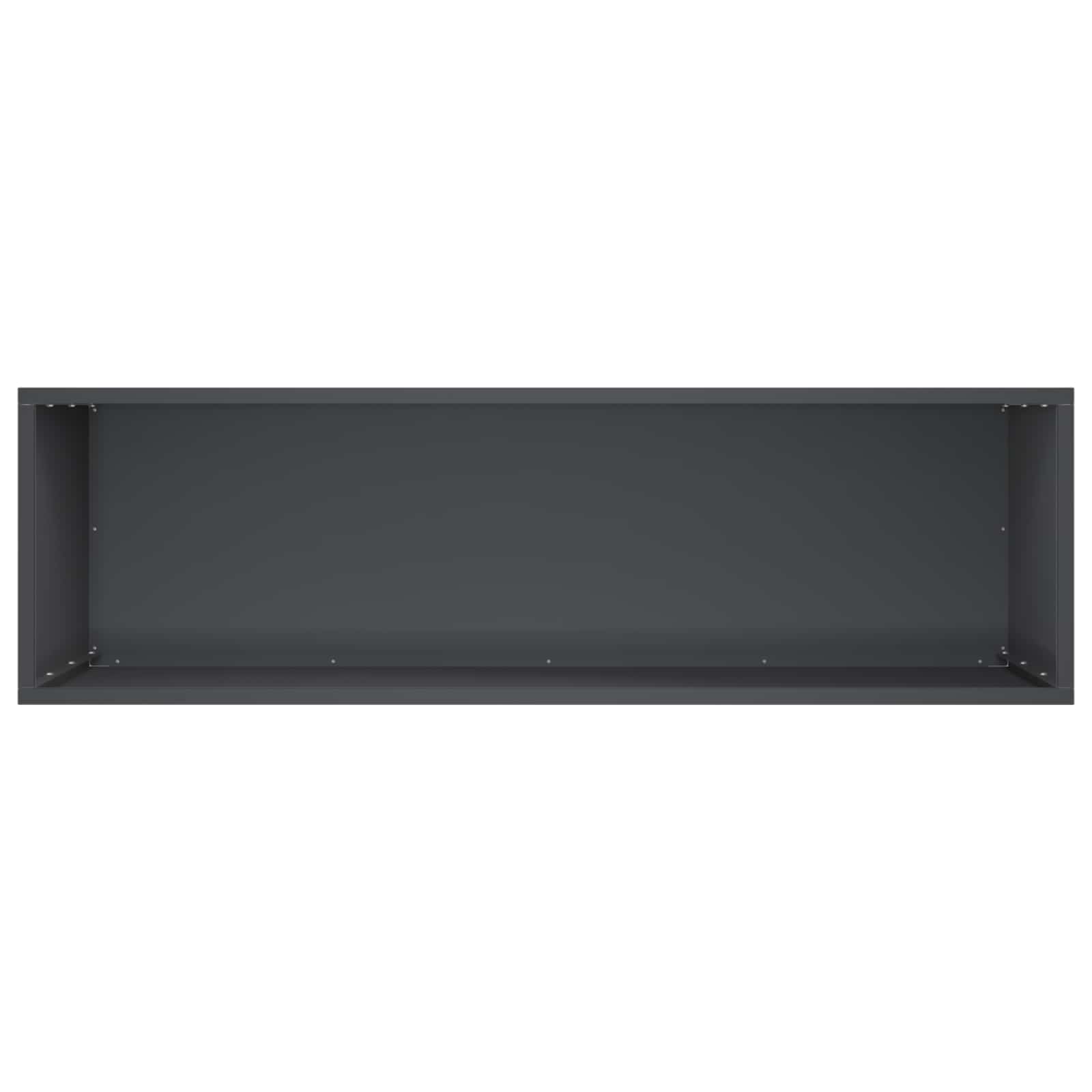 Γλάστρα Κήπου Ανθρακί 100 x 30 x 50 cm Ψυχρής έλασης χάλυβας