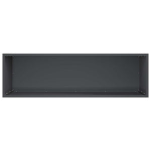 Γλάστρα Κήπου Ανθρακί 100 x 30 x 50 cm Ψυχρής έλασης χάλυβας
