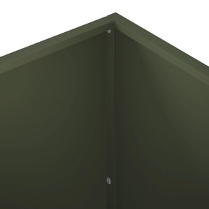 Γλάστρα Κήπου Λαδί 100 x 30 x 50 cm Ψυχρής έλασης χάλυβας