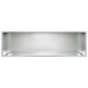Γλάστρα Κήπου Ασημί 100 x 30 x 50 cm Γαλβανισμένος Χάλυβας