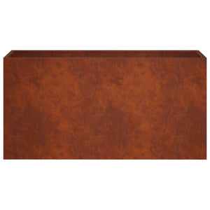 Γλάστρα Κήπου 2 τμχ. Σκ rusty 100 x 30 x 50 cm - Pakobazaar