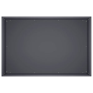 Γλάστρα Κήπου 2 τμχ. Ανθρακί 50 x 40 x 40 εκ.