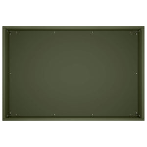 Γλάστρα Κήπου Λαδί 50 x 40 x 40 εκ. Ψυχρής έλασης χάλυβας - Pakobazaar