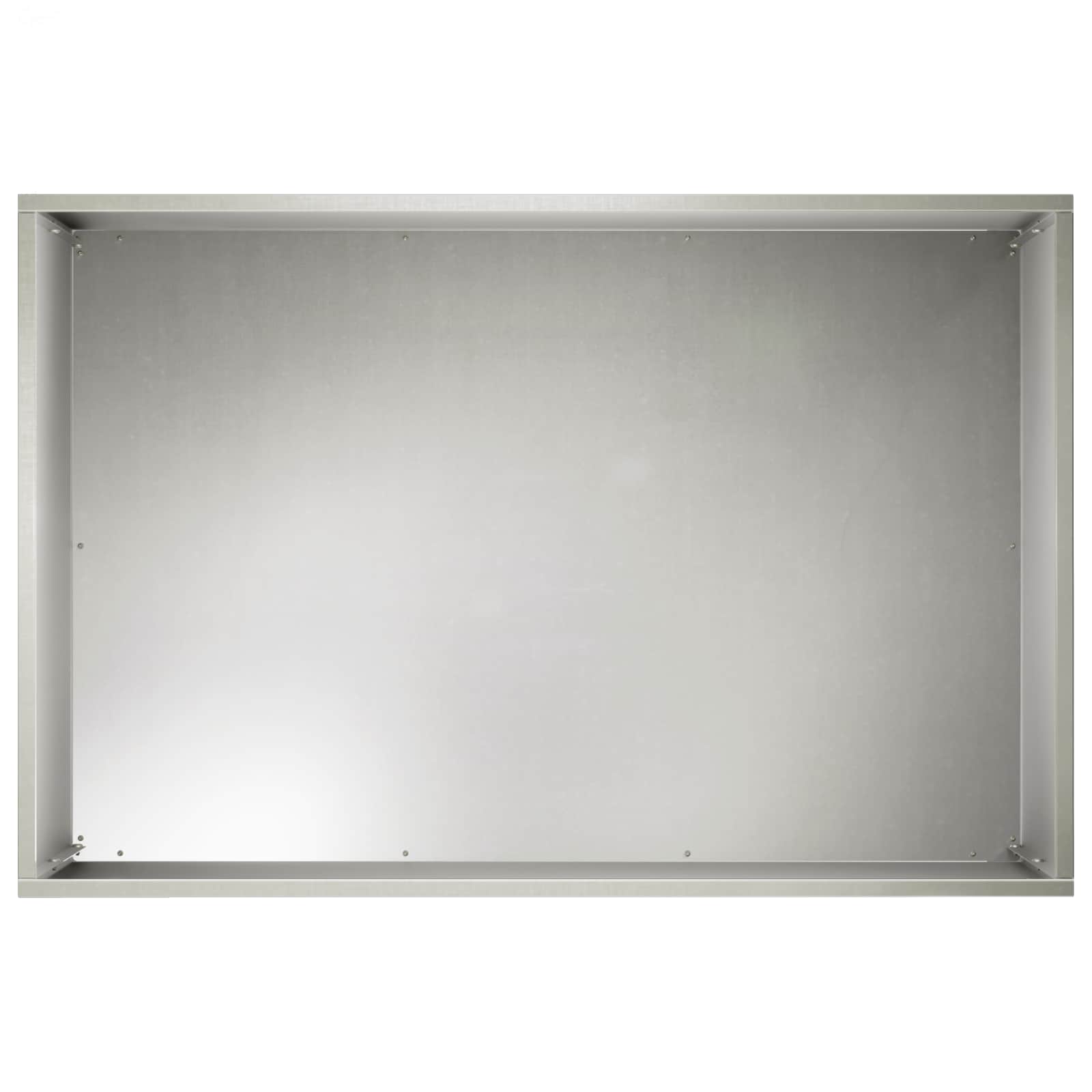 Γλάστρα Κήπου Ασημί 50 x 40 x 40 εκ. Ανοξείδωτο Ατσάλι - Pakobazaar
