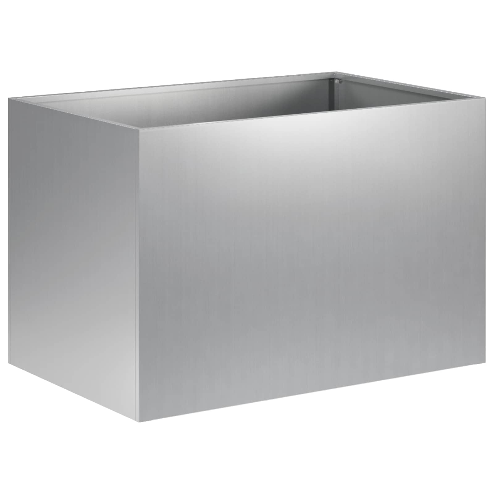 Γλάστρα Κήπου 2 τμχ. Ασημί 50 x 40 x 40 εκ. - Pakobazaar