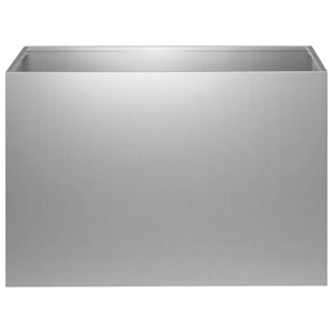 Γλάστρα Κήπου 2 τμχ. Ασημί 50 x 40 x 40 εκ. - Pakobazaar