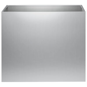 Γλάστρα Κήπου 2 τμχ. Ασημί 50 x 40 x 50 εκ - Pakobazaar