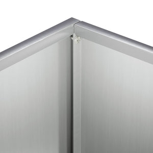 Γλάστρα Κήπου 2 τμχ. Ασημί 50 x 40 x 75 εκ.