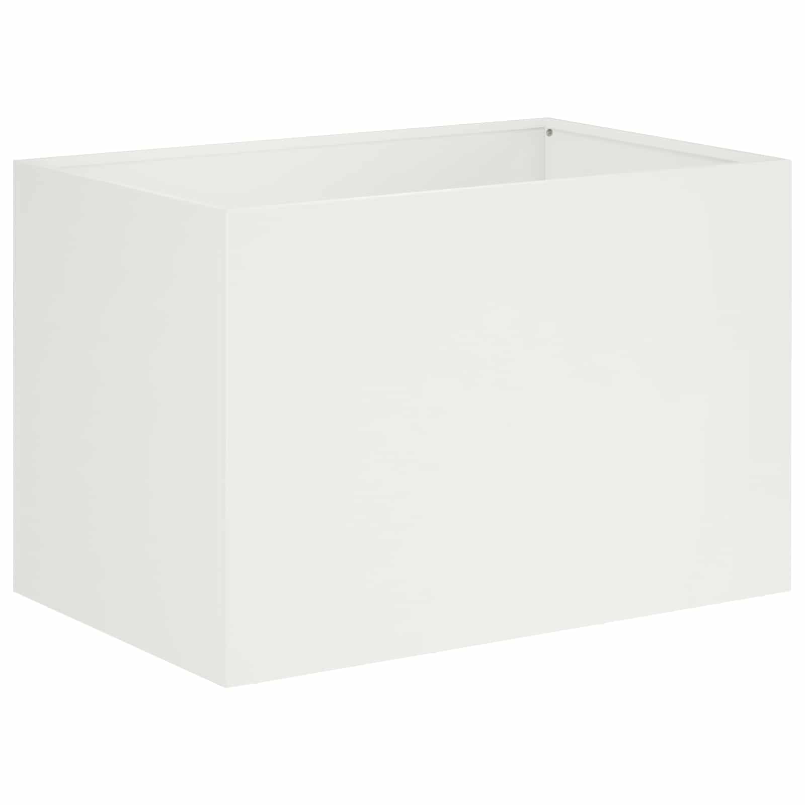 Γλάστρα Κήπου 2 τμχ. Λευκό 60 x 40 x 40 εκ.