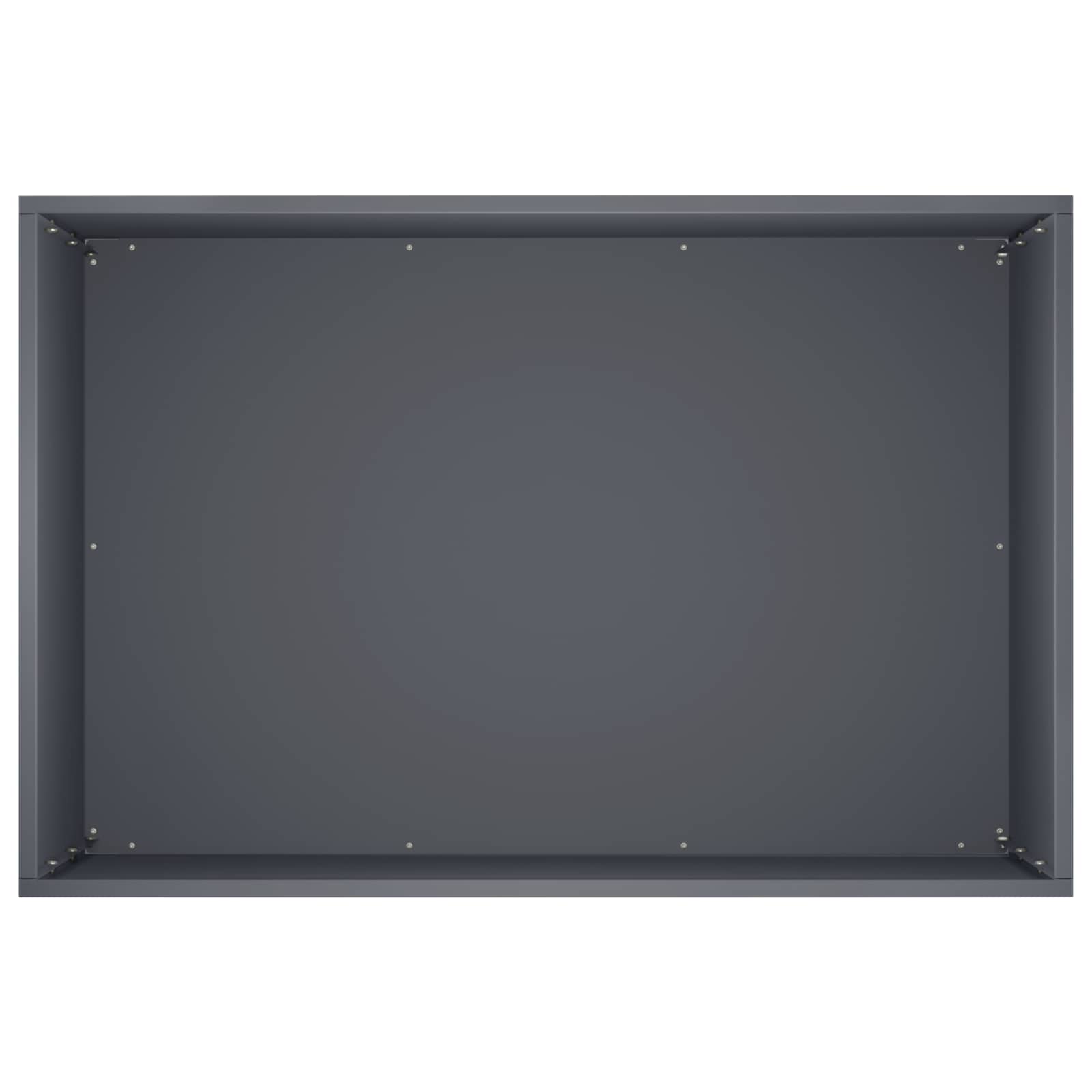 Γλάστρα Κήπου Ανθρακί 60 x 40 x 50 cm Ψυχρής έλασης χάλυβας