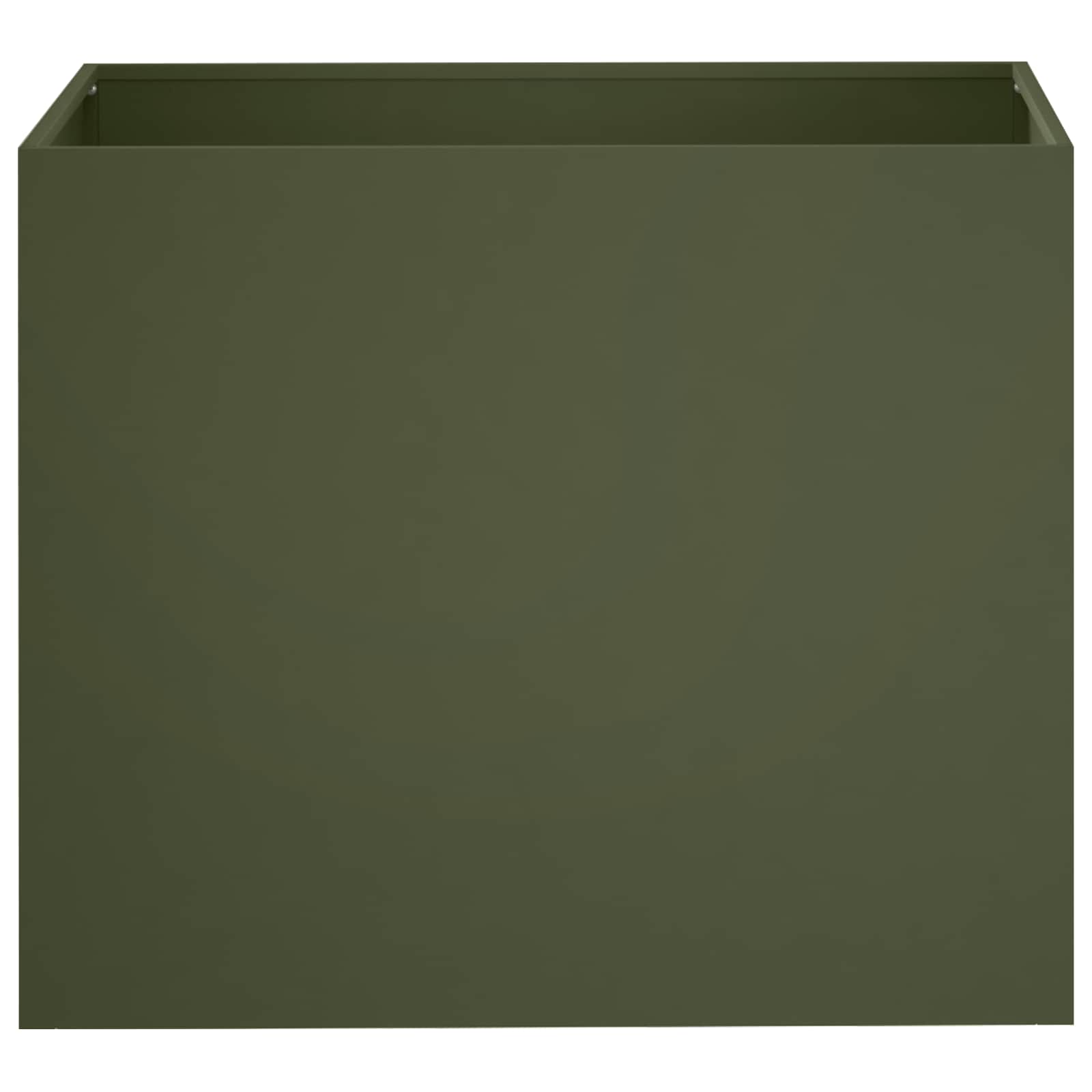 Γλάστρα Κήπου Λαδί 60 x 40 x 50 cm Ψυχρής έλασης χάλυβας