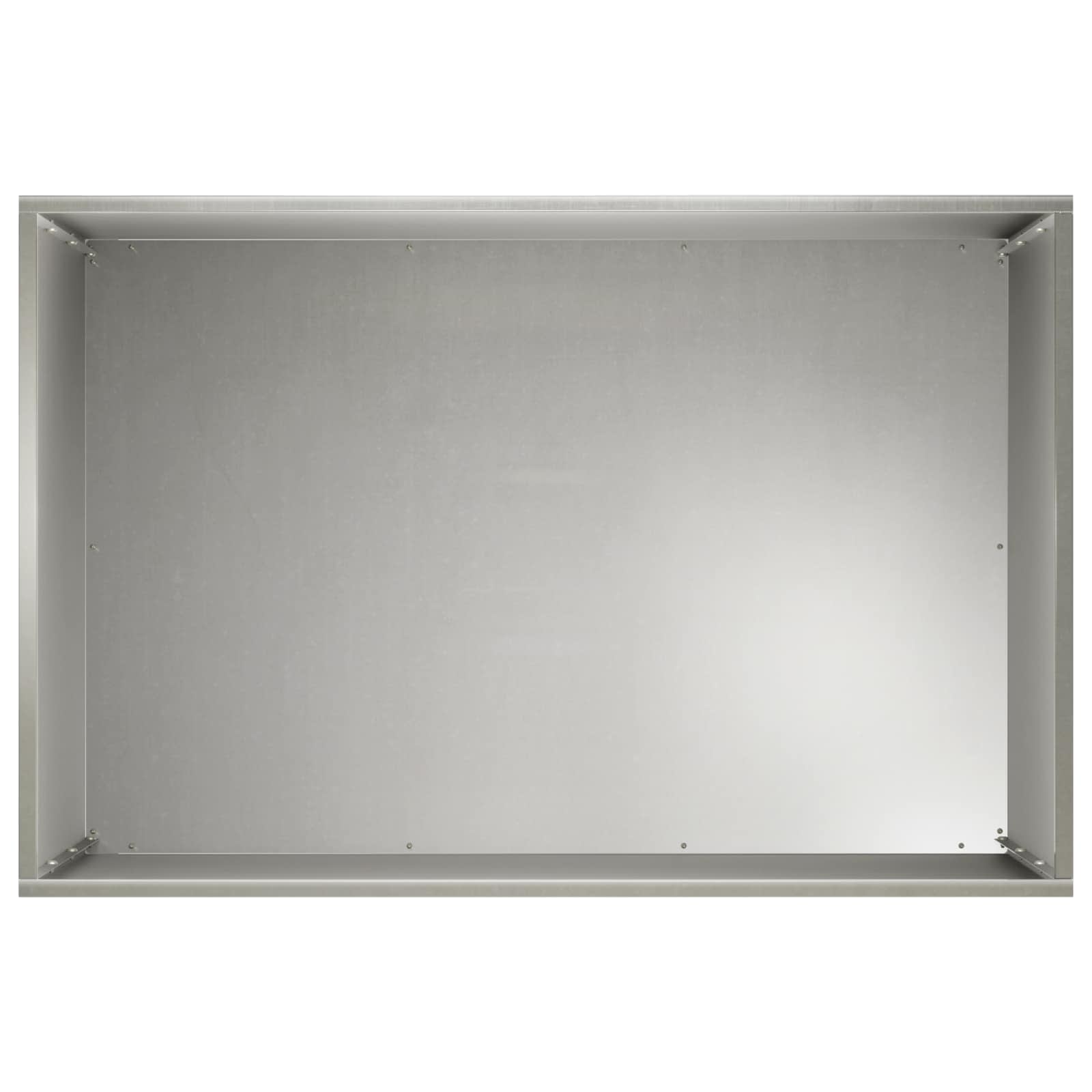 Γλάστρα Κήπου Ασημί 60 x 40 x 50 cm Ανοξείδωτο Ατσάλι - Pakobazaar