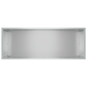 Γλάστρα Κήπου Ασημί 80 x 40 x 50 cm Γαλβανισμένος Χάλυβας - Pakobazaar