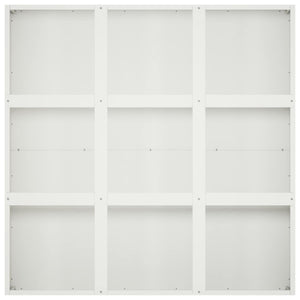 Γλάστρα Κήπου Λευκό 100 x 100 x 20 cm Ψυχρής έλασης χάλυβας - Pakobazaar