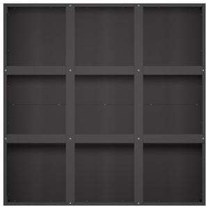 Γλάστρα Κήπου Μαύρο 100 x 100 x 40 cm Ψυχρής έλασης χάλυβας