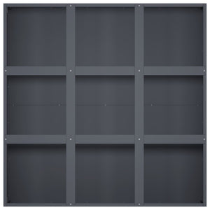 Γλάστρα Κήπου Ανθρακί 100 x 100 x 50 cm Ψυχρής έλασης χάλυβας