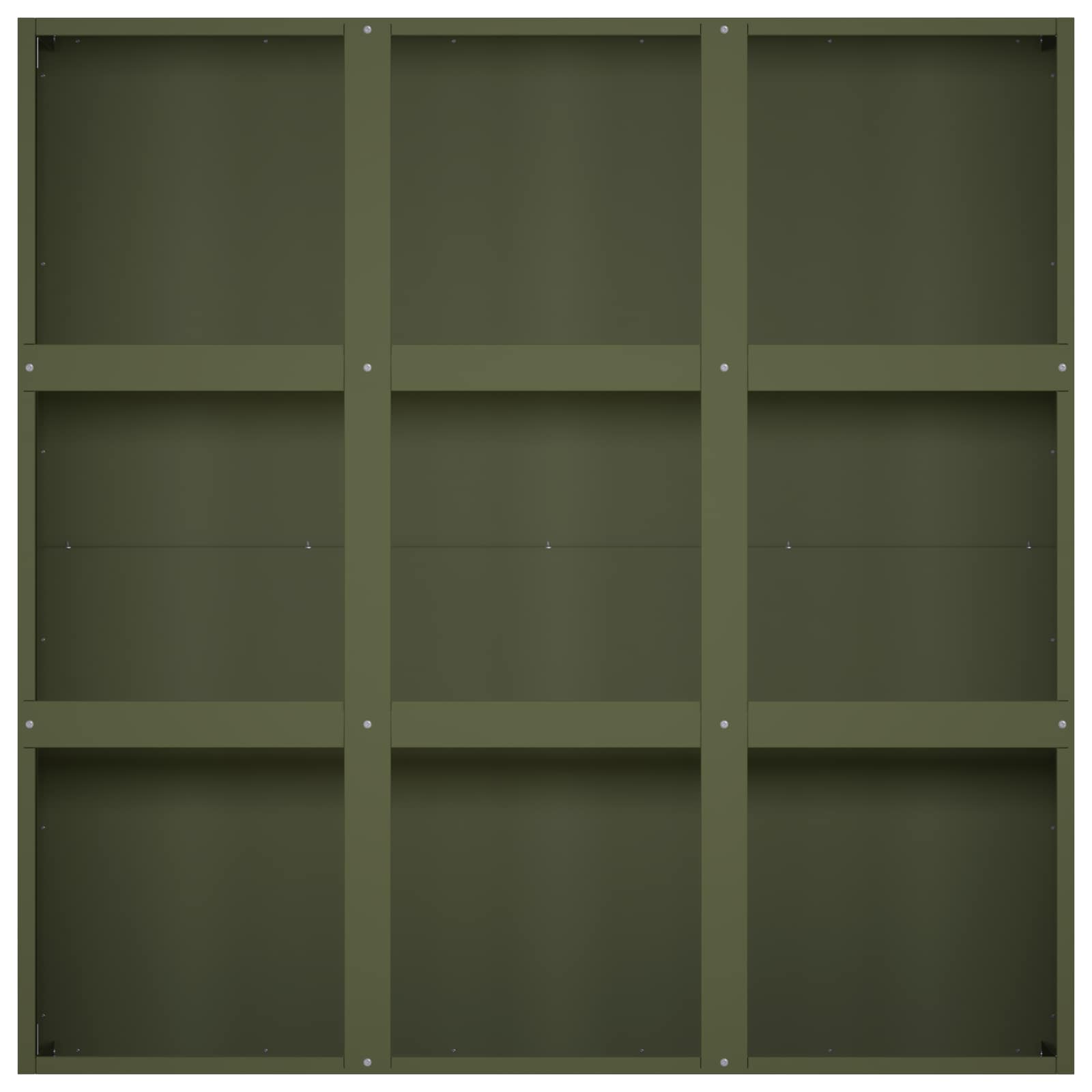 Γλάστρα Κήπου Λαδί 100 x 100 x 50 cm Ψυχρής έλασης χάλυβας
