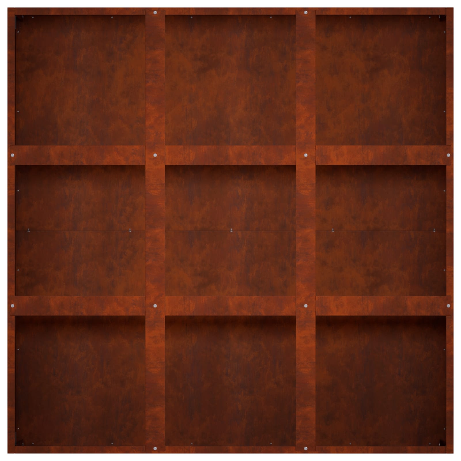Γλάστρα Κήπου Σκ rusty 100 x 100 x 50 cm - Pakobazaar