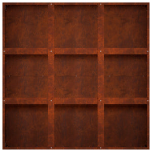 Γλάστρα Κήπου Σκ rusty 100 x 100 x 50 cm - Pakobazaar