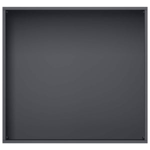 Γλάστρα Κήπου Ανθρακί 50 x 50 x 75 cm Ψυχρής έλασης χάλυβας