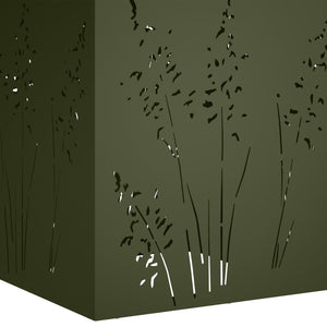 Γλάστρα Κήπου Λαδί 50 x 50 x 75 cm Ψυχρής έλασης χάλυβας
