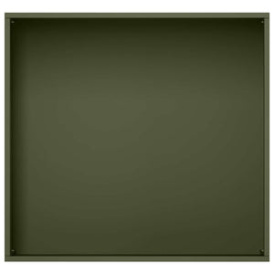 Γλάστρα Κήπου 2 τμχ. Λαδί 50 x 50 x 75 cm Ψυχρής έλασης χάλυβας