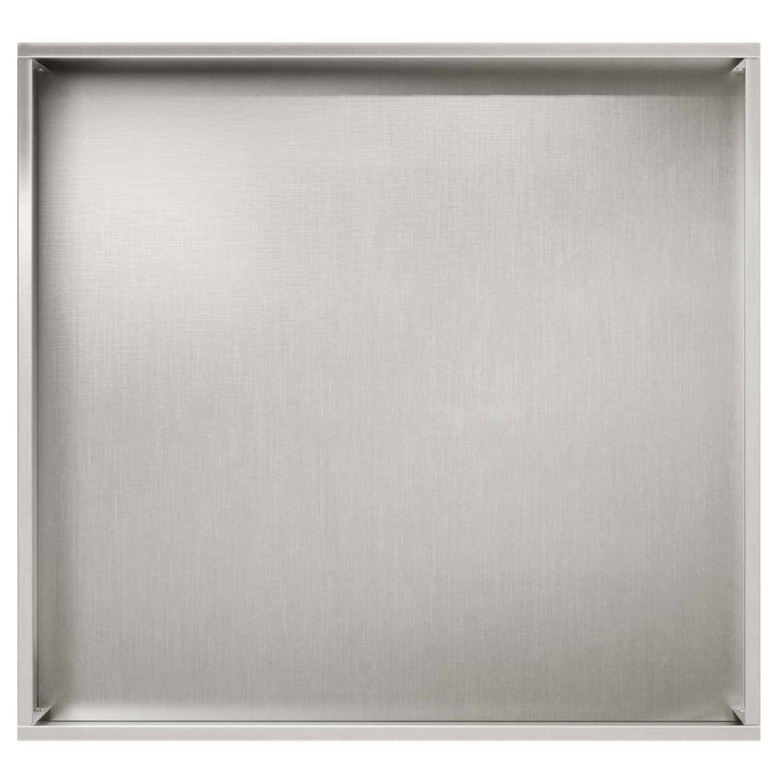 Γλάστρα Κήπου Ασημί 50 x 50 x 75 cm Ανοξείδωτο Ατσάλι