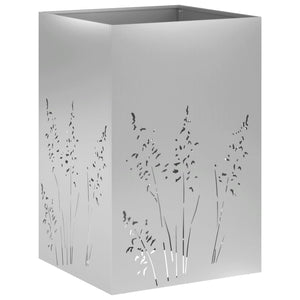 Γλάστρα Κήπου 2 τμχ. Ασημί 50 x 50 x 75 cm - Pakobazaar