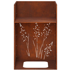 Γλάστρα Κήπου Σκ rusty 50 x 50 x 75 cm
