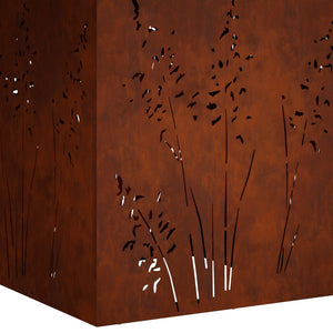 Γλάστρα Κήπου 2 τμχ. Σκ rusty 50 x 50 x 75 cm
