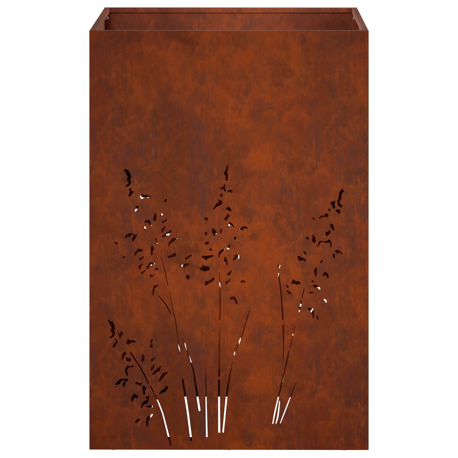 Γλάστρα Κήπου 2 τμχ. Σκ rusty 50 x 50 x 75 cm