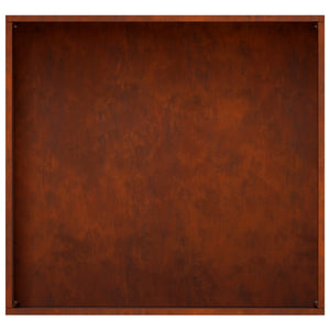 Γλάστρα Κήπου 2 τμχ. Σκ rusty 50 x 50 x 75 cm