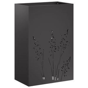 Γλάστρα Κήπου 2 τμχ. Μαύρο 50 x 30 x 75 εκ