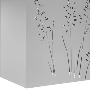Γλάστρα Κήπου 2 τμχ. Ασημί 50 x 30 x 75 εκ