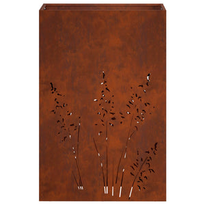 Γλάστρα Κήπου 2 τμχ. Σκ rusty 50 x 30 x 75 εκ - Pakobazaar