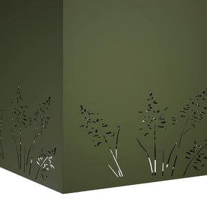 Γλάστρα Κήπου Λαδί 50 x 50 x 49 cm Ψυχρής έλασης χάλυβας - Pakobazaar