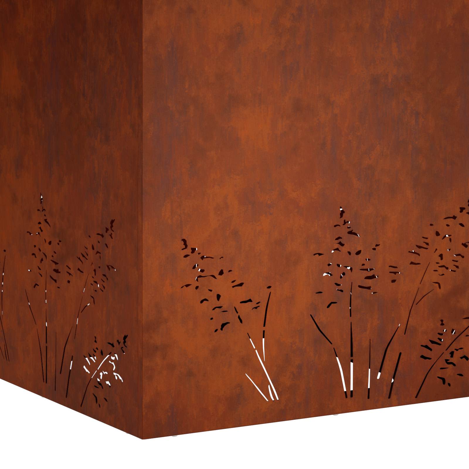 Γλάστρα Κήπου Σκ rusty 50 x 50 x 49 cm