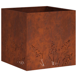 Γλάστρα Κήπου 2 τμχ. Σκ rusty 50 x 50 x 49 cm