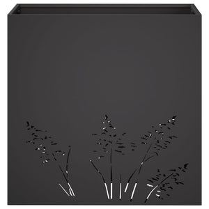Γλάστρα Κήπου 2 τμχ. Μαύρο 50 x 30 x 49 εκ