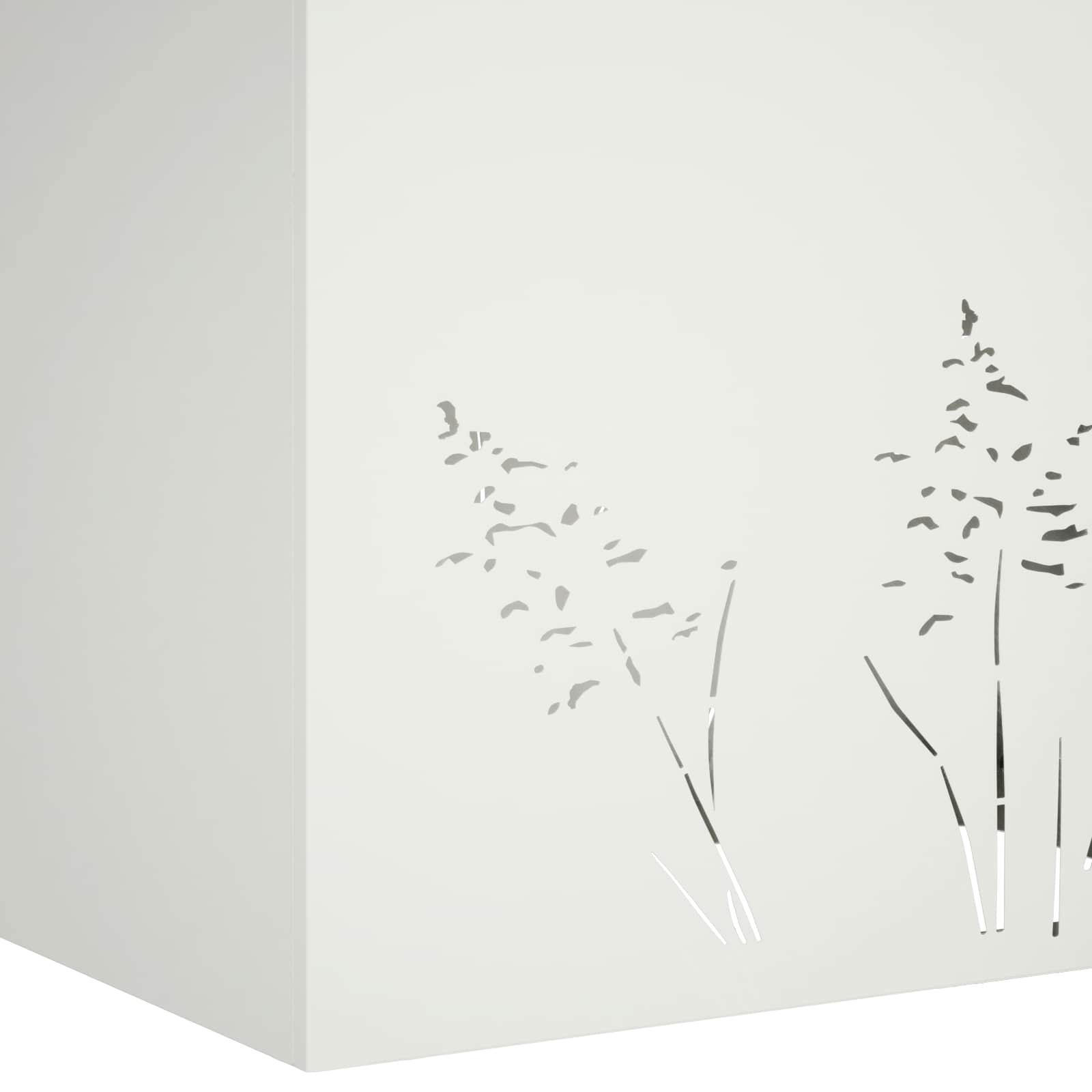 Γλάστρα Κήπου 2 τμχ. Λευκό 50 x 30 x 49 εκ - Pakobazaar