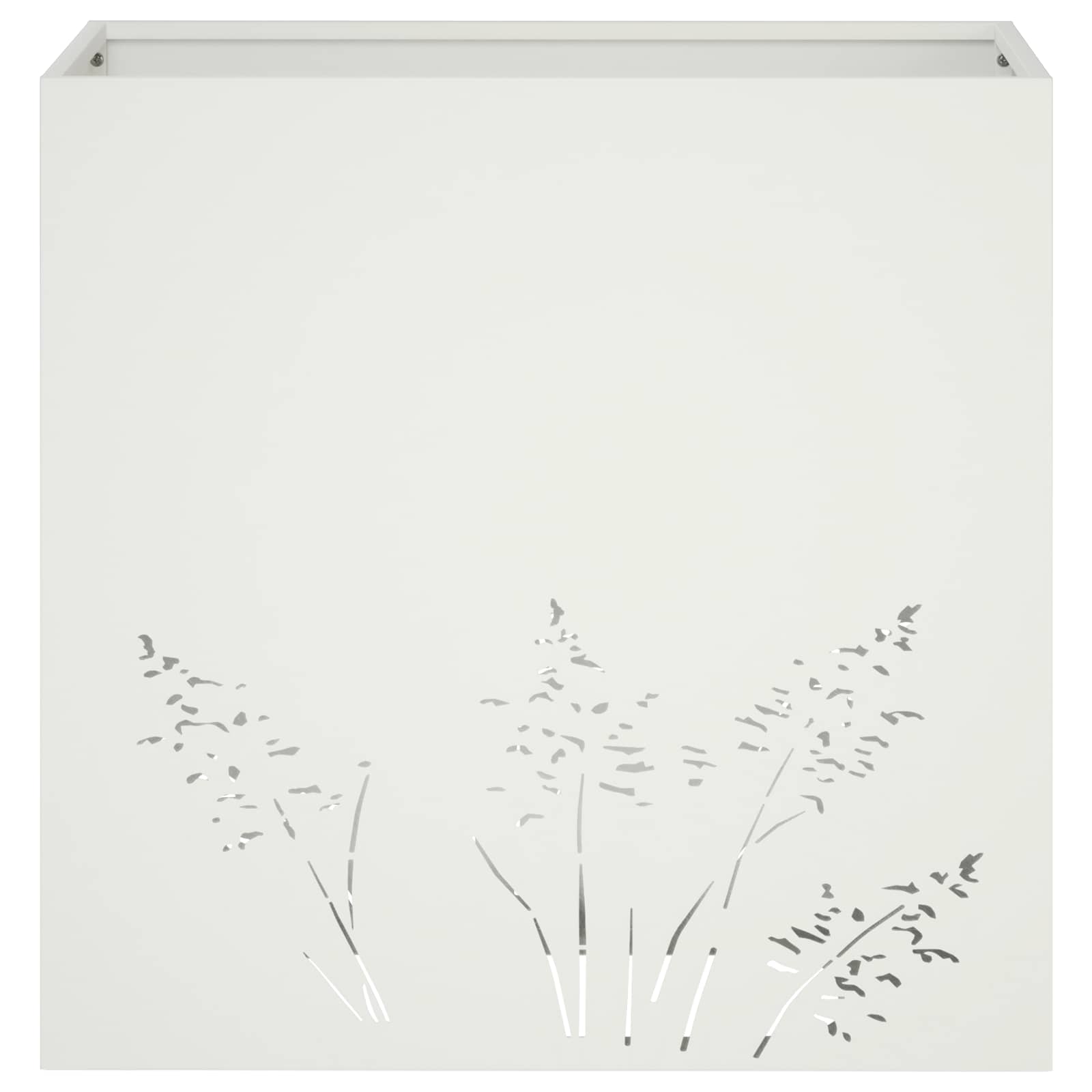 Γλάστρα Κήπου 2 τμχ. Λευκό 50 x 30 x 49 εκ - Pakobazaar