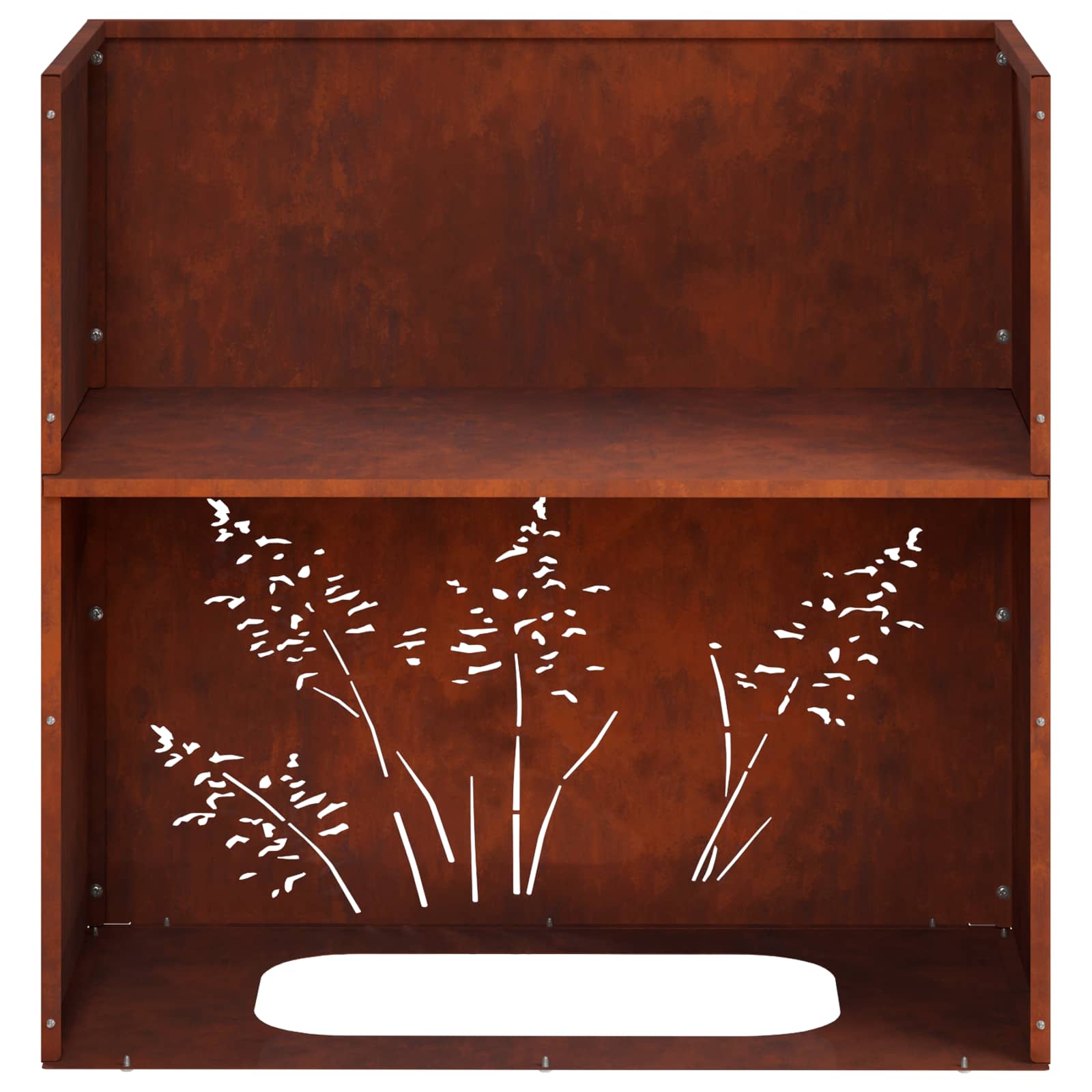Γλάστρα Κήπου 2 τμχ. Σκ rusty 50 x 30 x 49 εκ - Pakobazaar