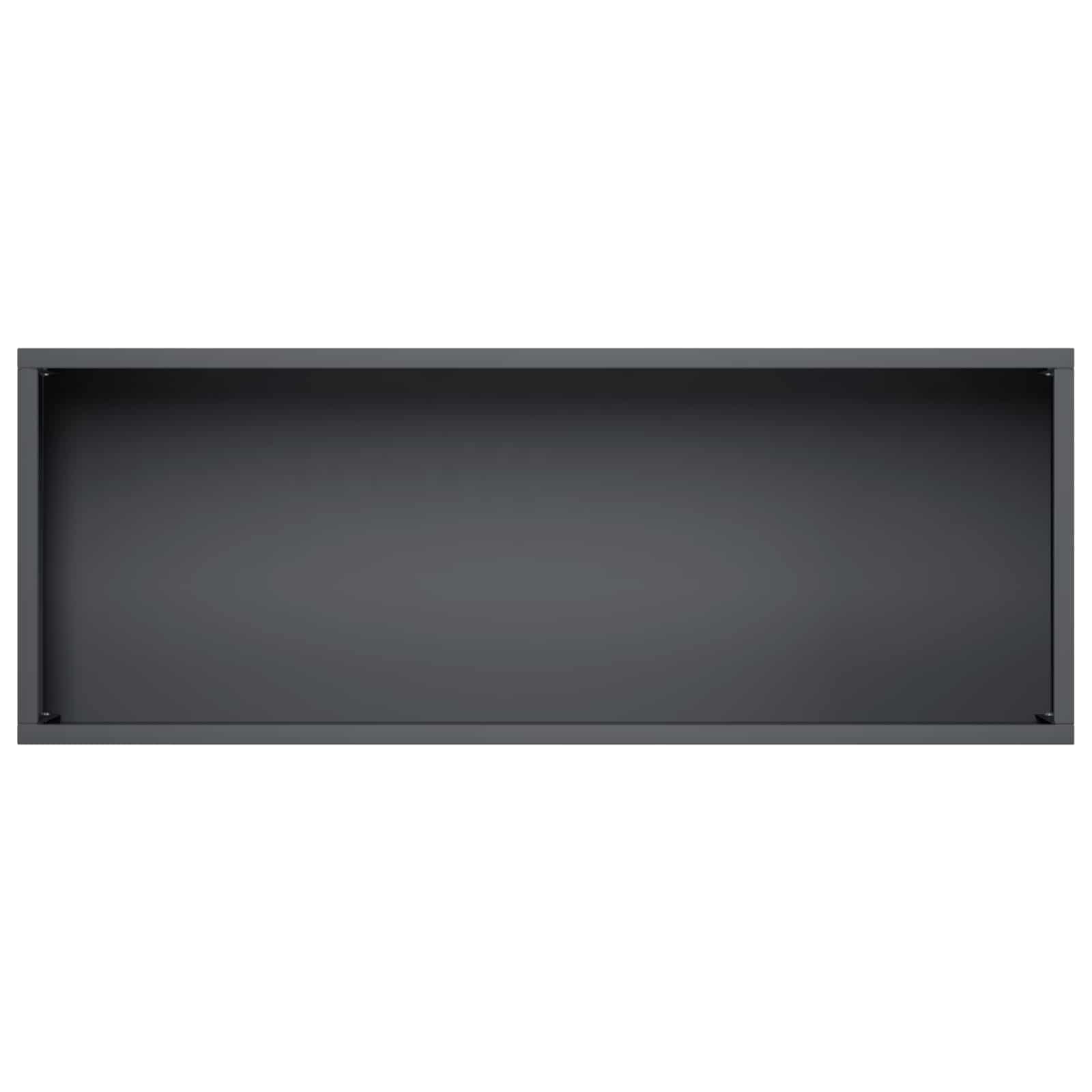 Γλάστρα Κήπου 2 τμχ. Μαύρο 80 x 20 x 49 εκ - Pakobazaar