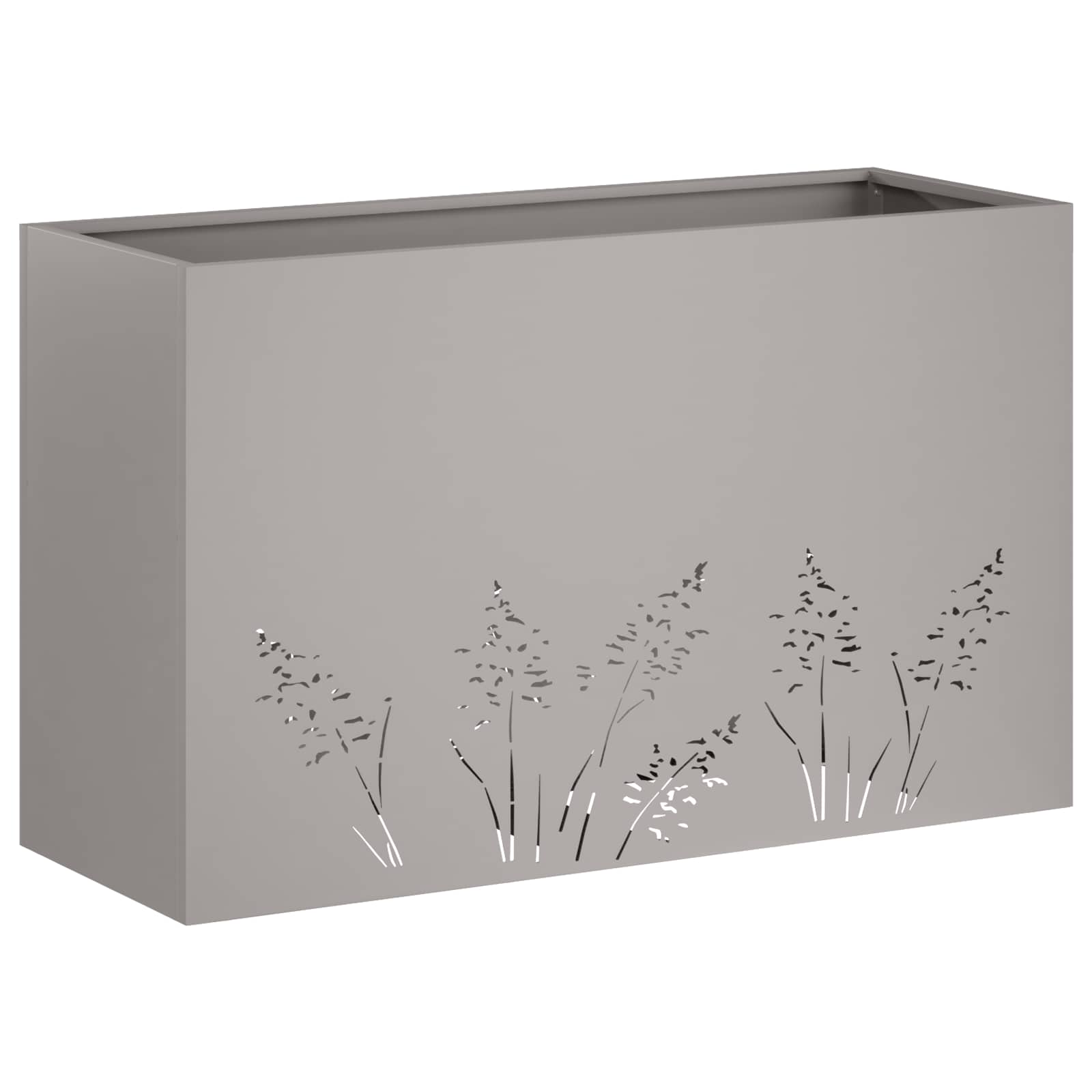 Γλάστρα Κήπου 2 τμχ. Σκ rusty 80 x 30 x 49 εκ - Pakobazaar