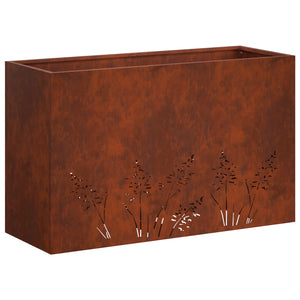 Γλάστρα Κήπου 2 τμχ. Σκ rusty 80 x 30 x 49 εκ - Pakobazaar