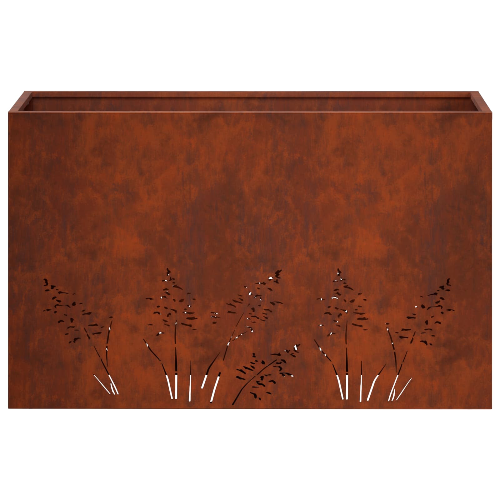 Γλάστρα Κήπου 2 τμχ. Σκ rusty 80 x 30 x 49 εκ - Pakobazaar