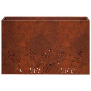 Γλάστρα Κήπου 2 τμχ. Σκ rusty 80 x 30 x 49 εκ - Pakobazaar