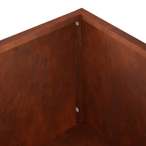 Γλάστρα Κήπου Σκ rusty 100 x 20 x 49 εκ