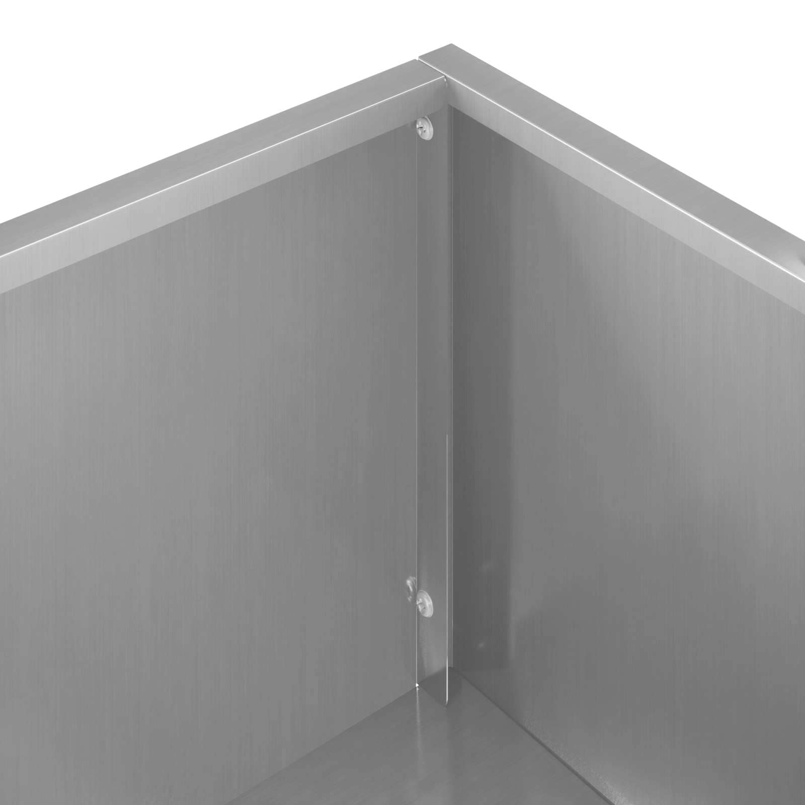 Γλάστρα Κήπου 2 τμχ. Ασημί 100 x 30 x 49 εκ