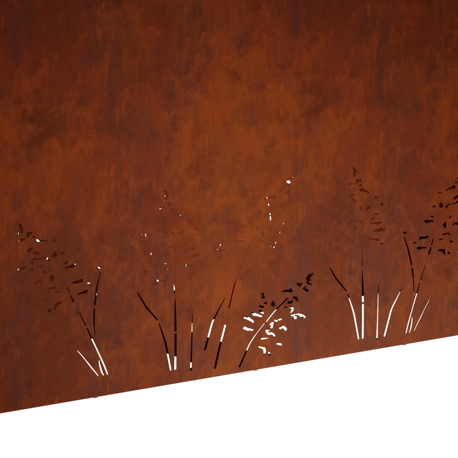 Γλάστρα Κήπου 2 τμχ. Σκ rusty 100 x 30 x 49 εκ